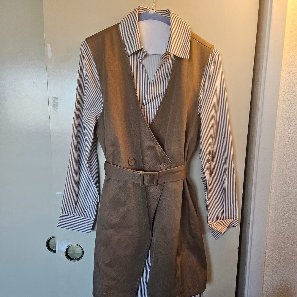 Two piece set: Dress and Vest (Size Small)